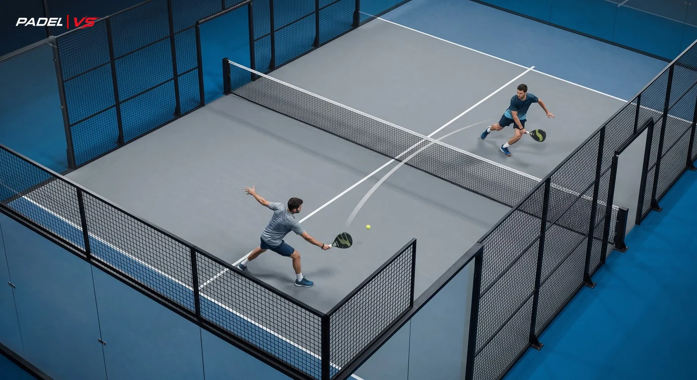 Cómo romper la diagonal del rival en pádel: el movimiento táctico que pocos intermedios usan — PADEL VS