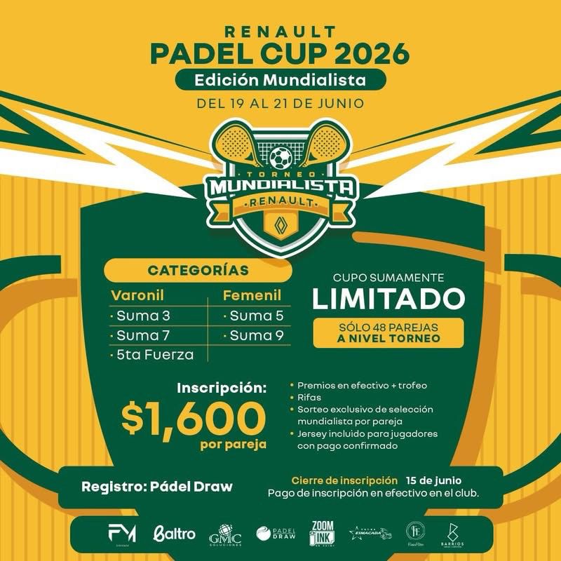 RENAULT PADEL CUP 2026