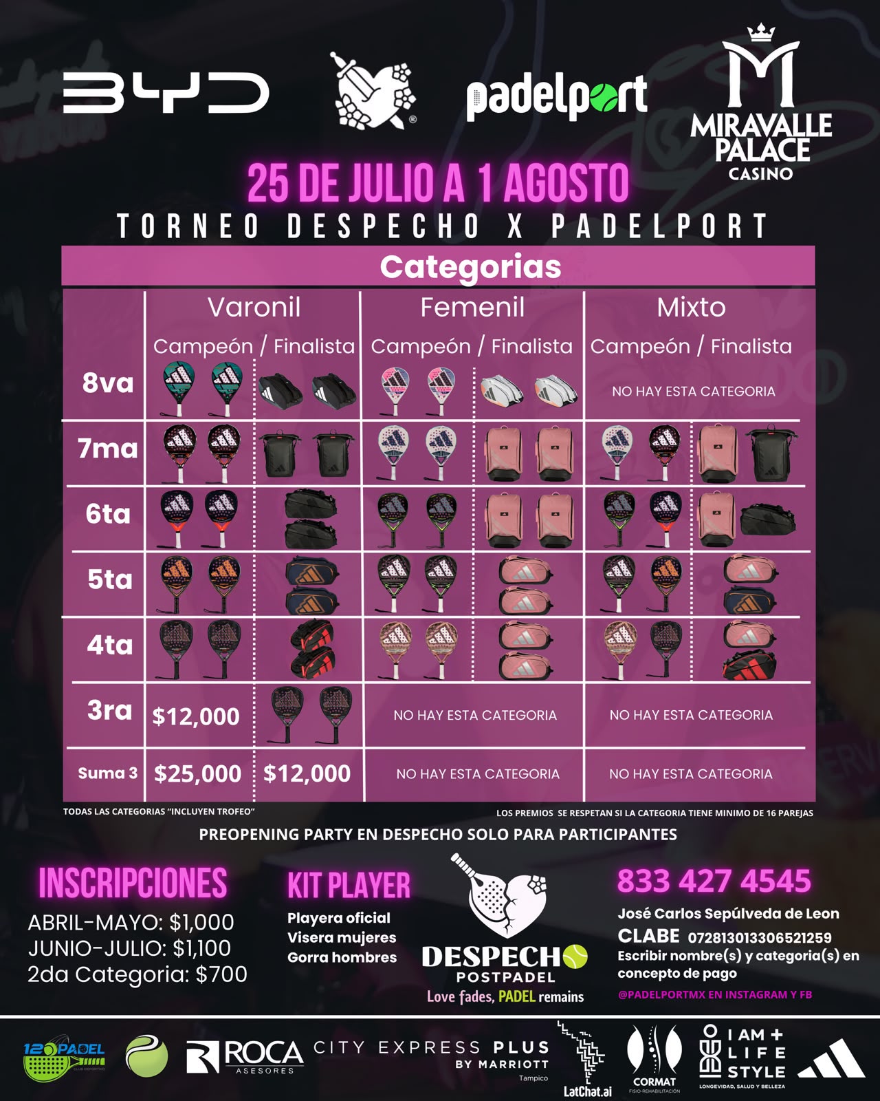 DESPECHO X PADELPORT