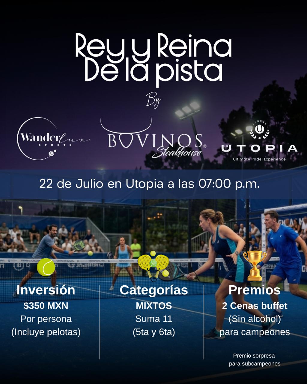 Rey y Reina de la Pista · Mixto Suma 11 (5ta y 6ta)