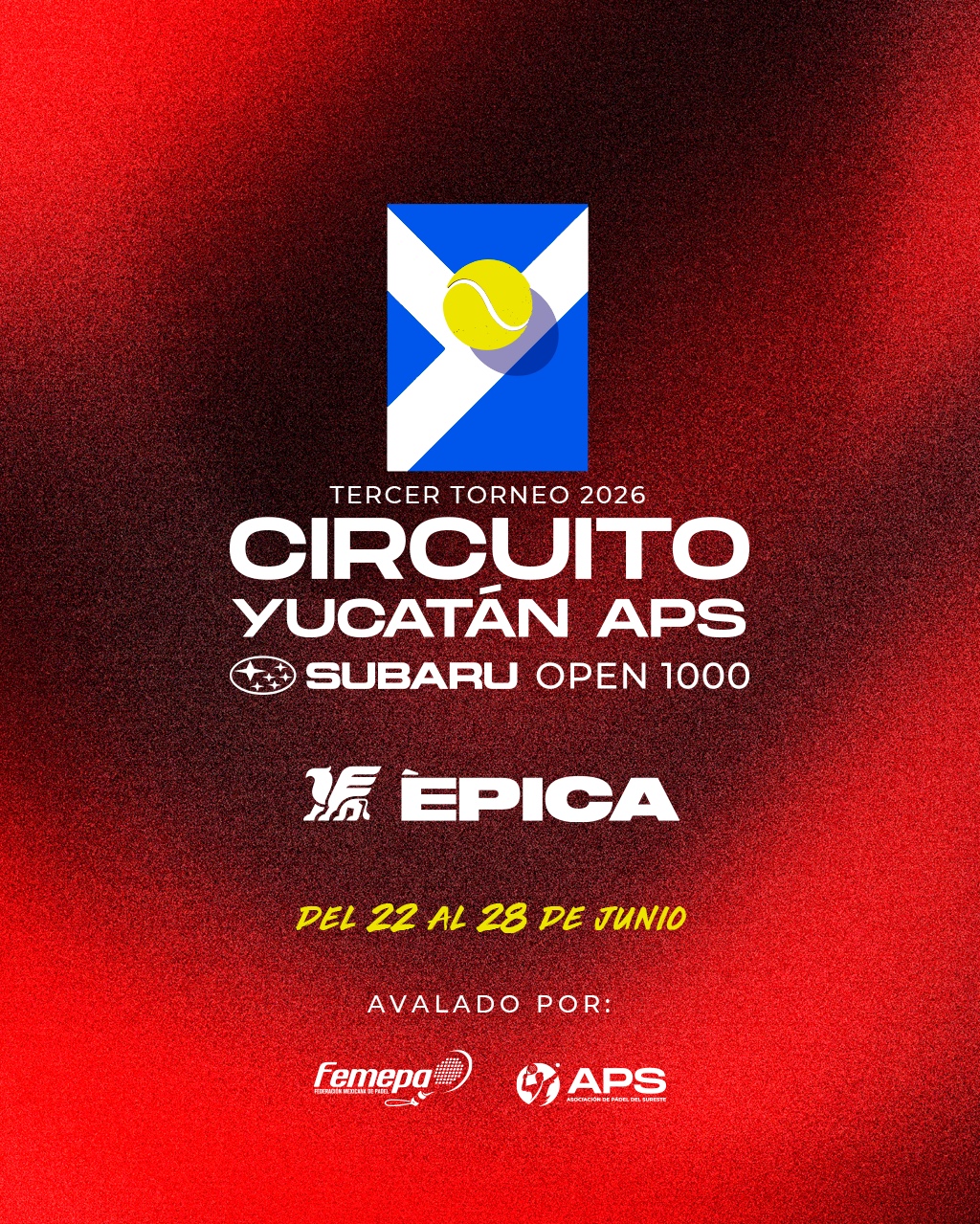 3ER TORNEO CIRCUITO YUCATAN APS SUBARU