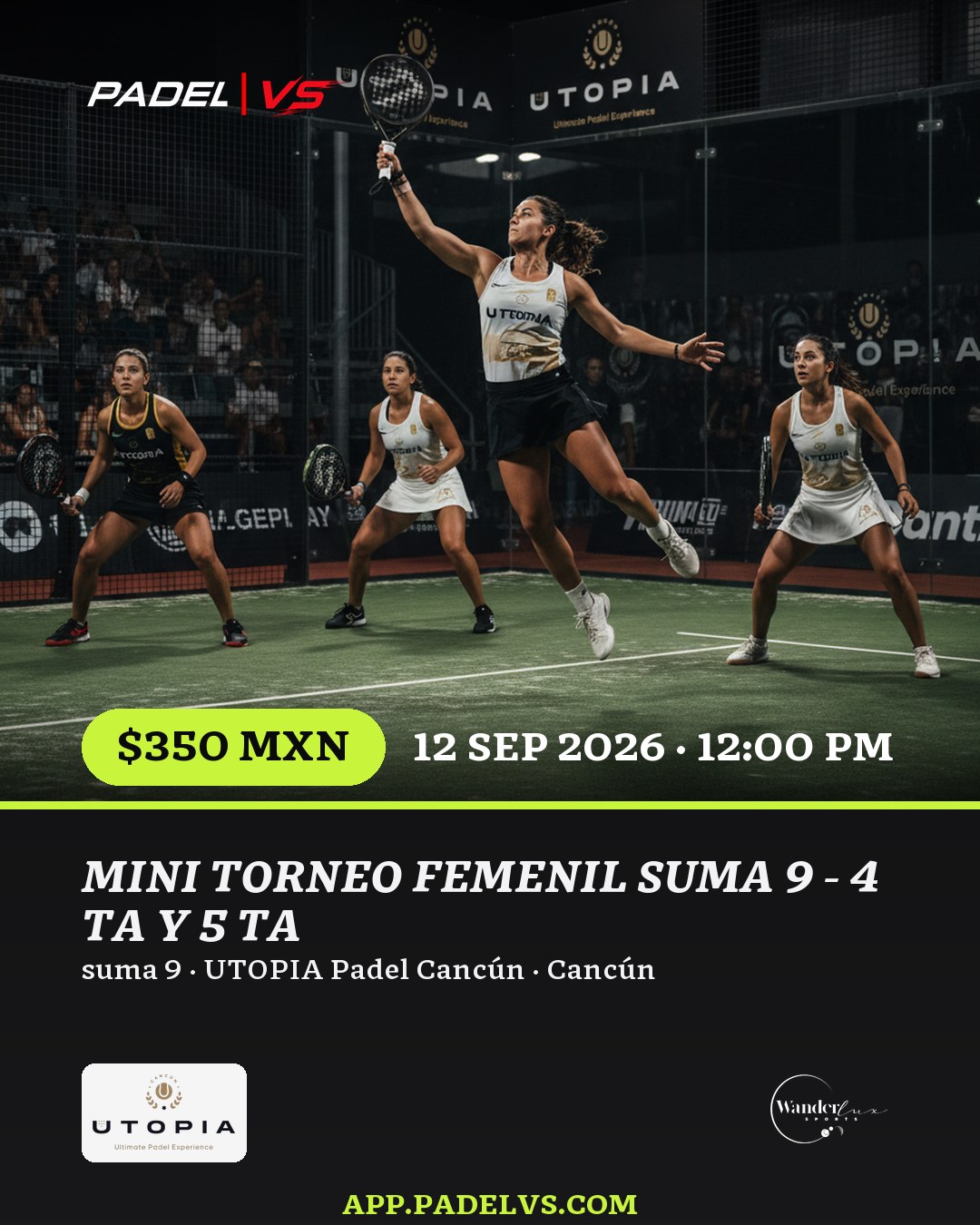Mini Torneo Femenil Suma 9 - 4 ta y 5 ta