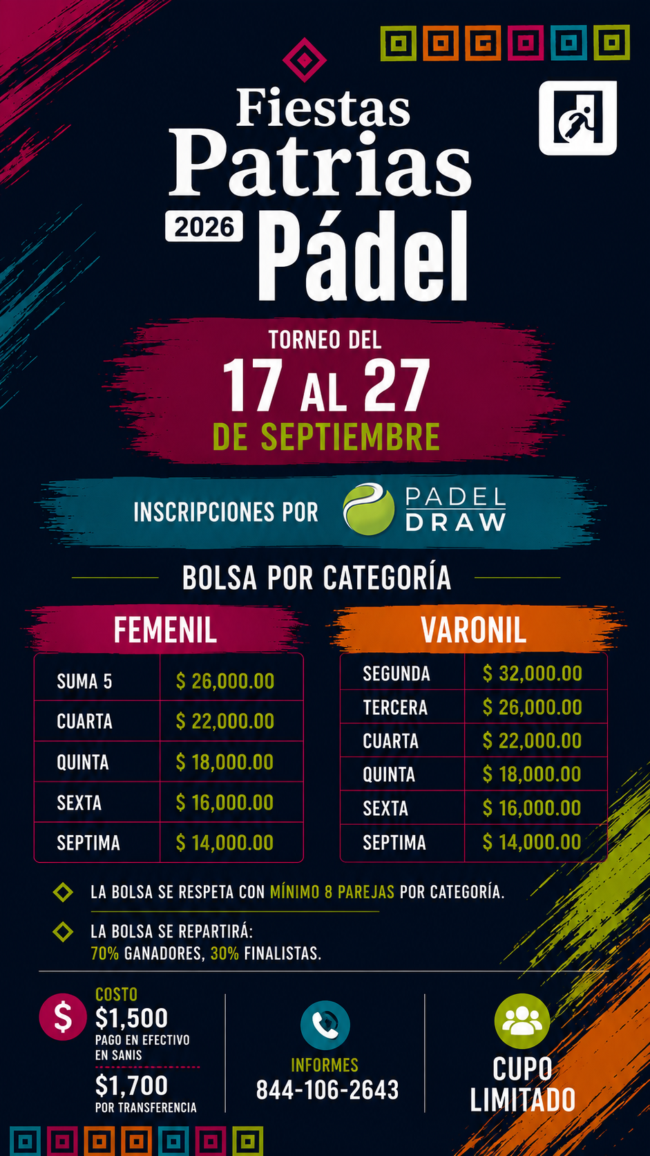 V TORNEO ANUAL FIESTAS PATRIAS