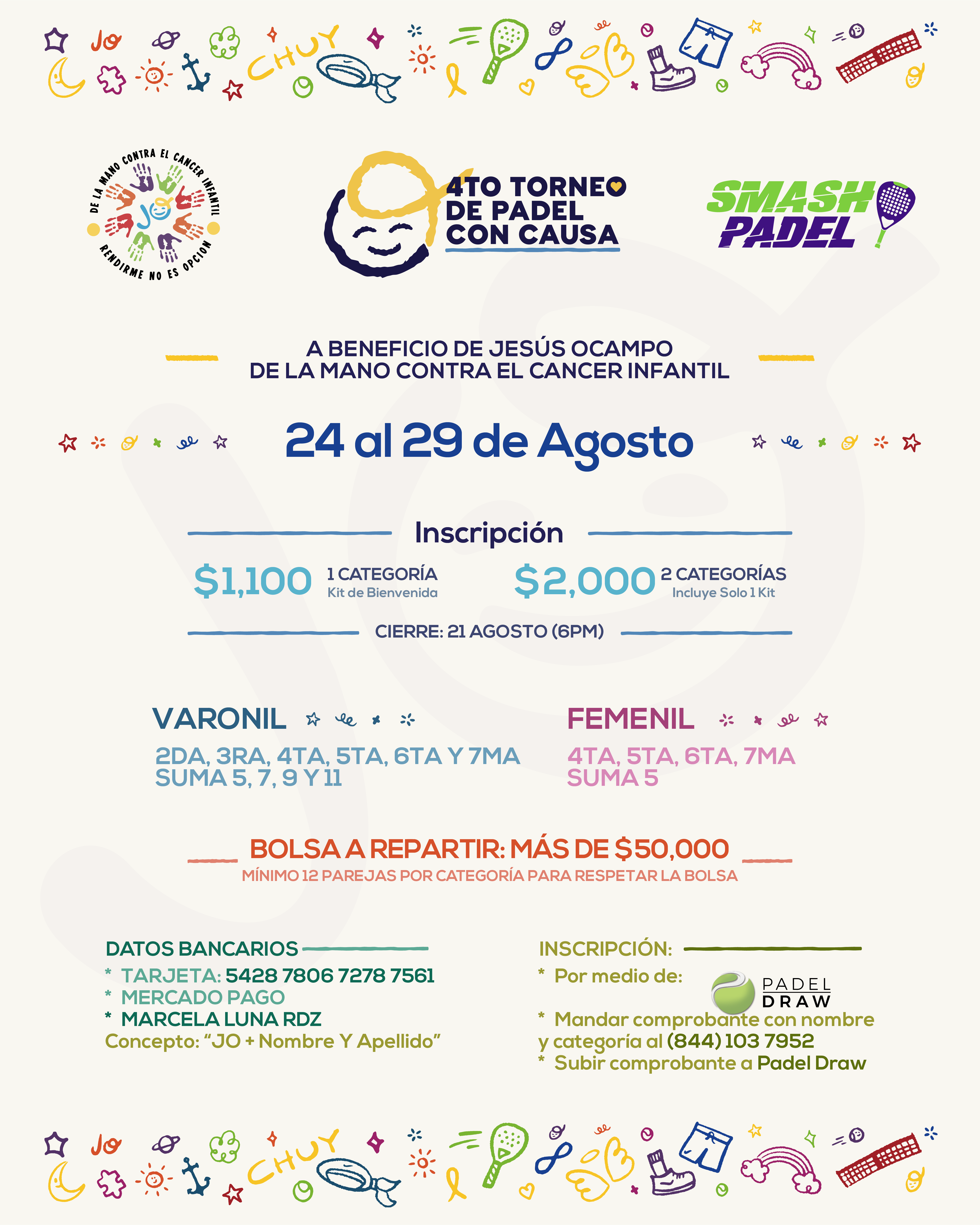 4TO TORNEO DE PADEL CON CAUSA
