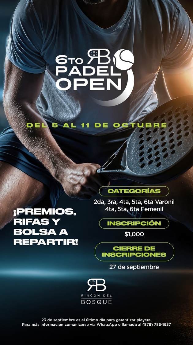 6to RB Padel Open