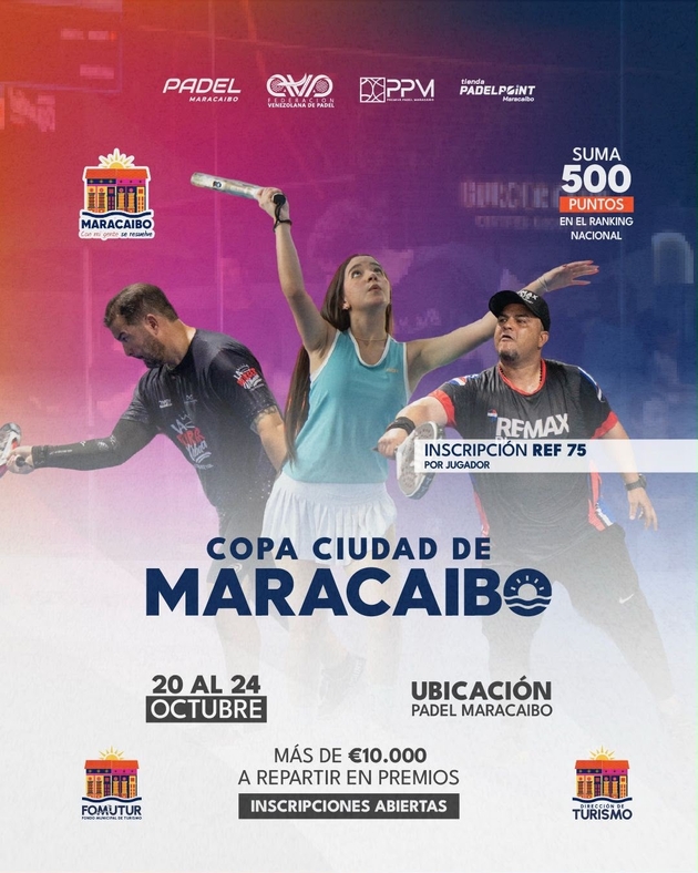 TORNEO PPM OCTUBRE 2026 COPA CIUDAD DE MARACAIBO
