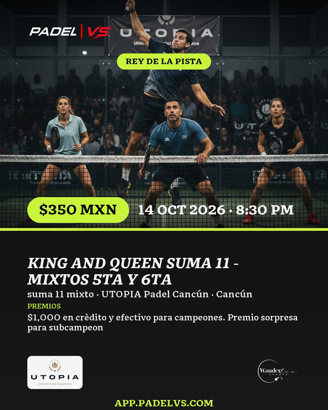 King and Queen Suma 11 - Mixtos 5ta y 6ta