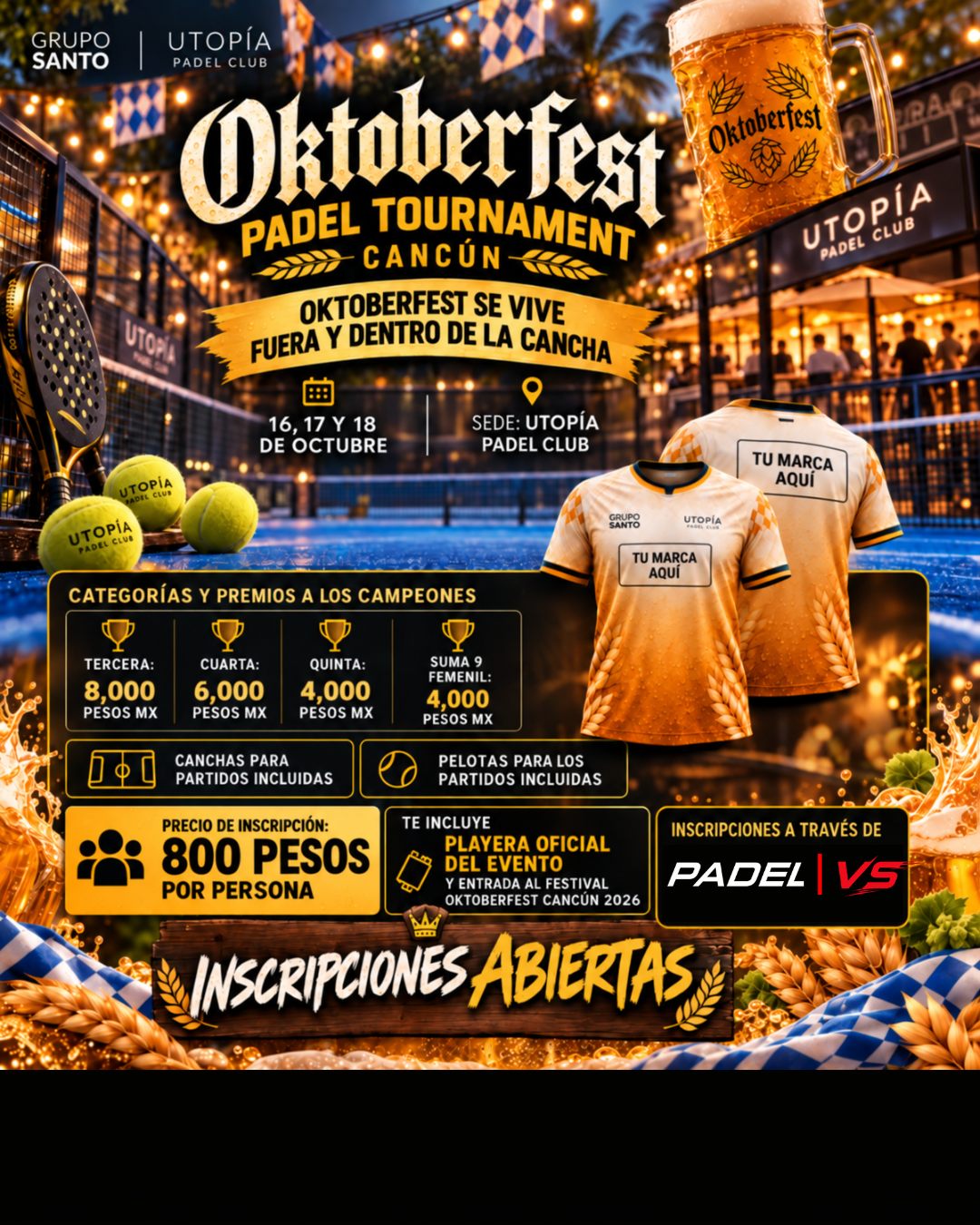 Oktoberfest Padel Tournament Cancún