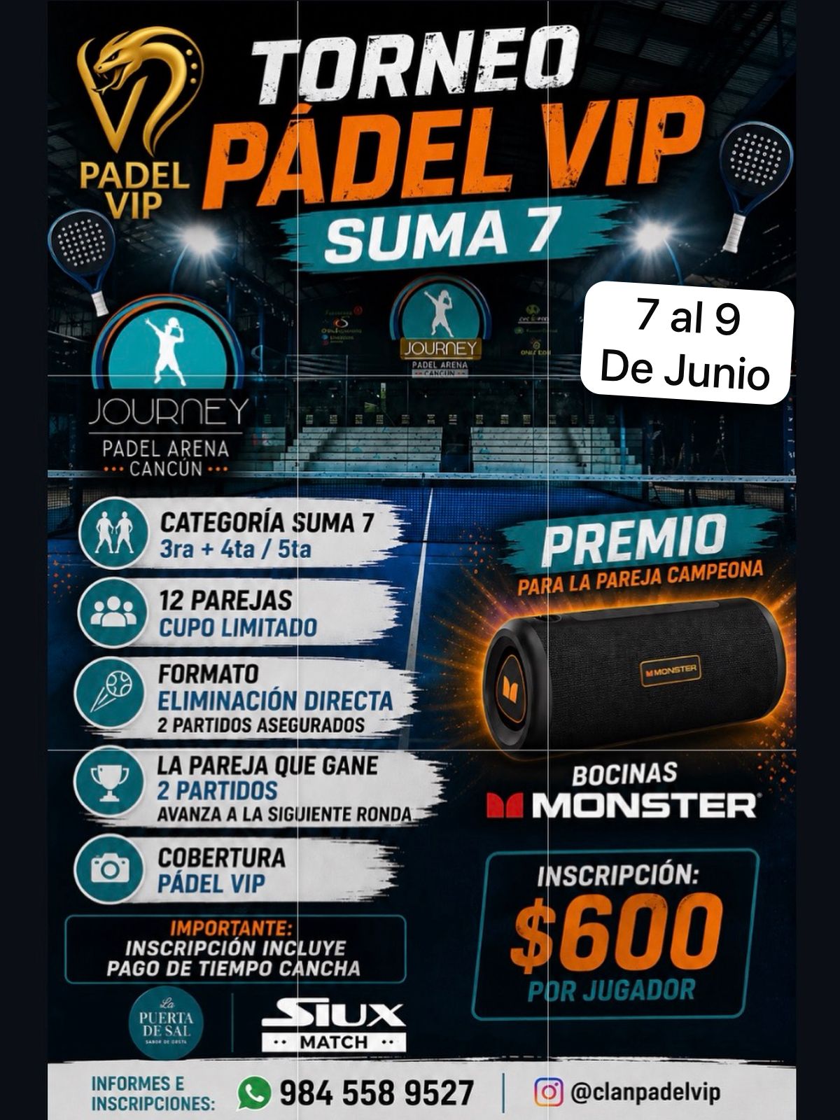 Torneo Padel VIP Suma 7