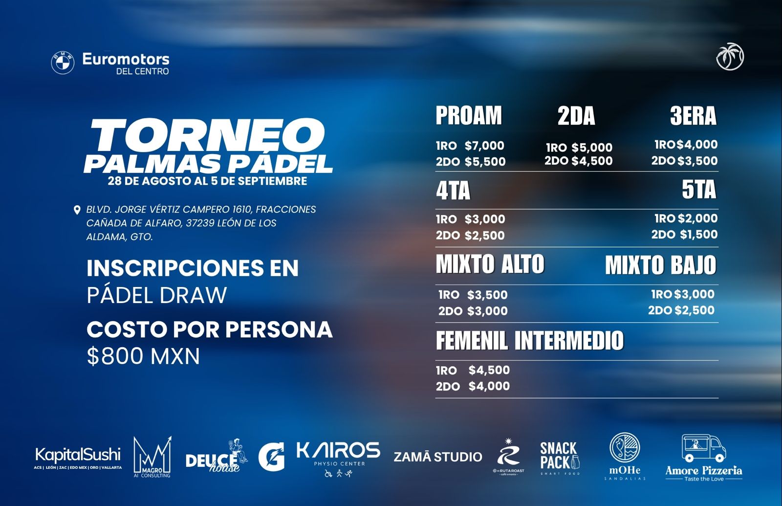 TORNEO PALMAS PADEL