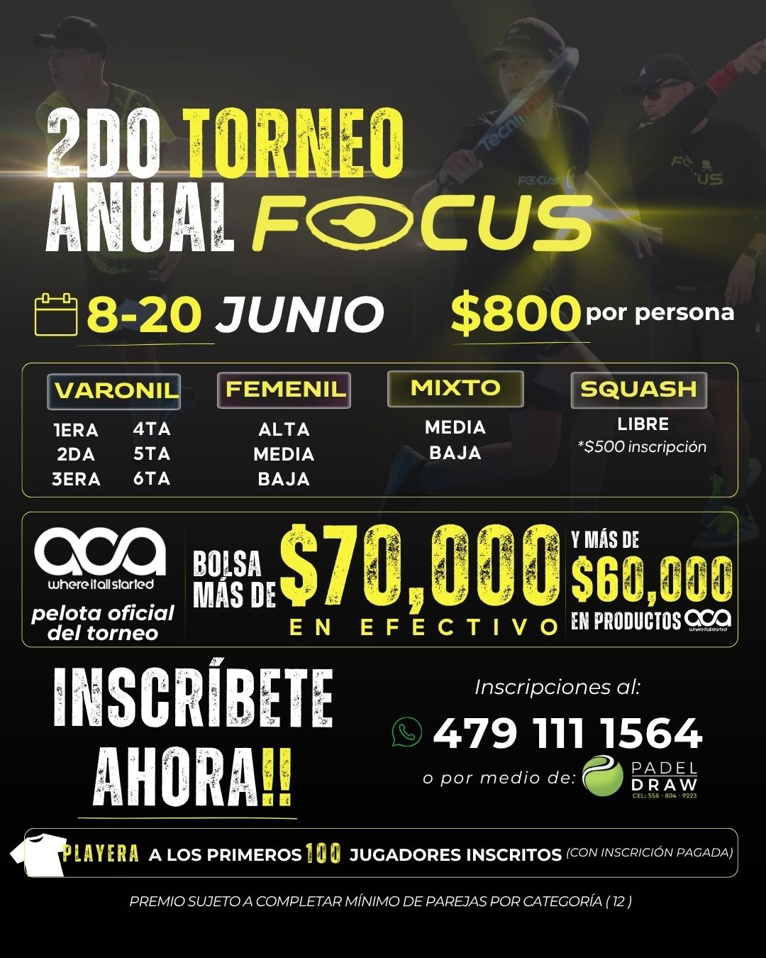 2DO TORNEO ANUAL FOCUS