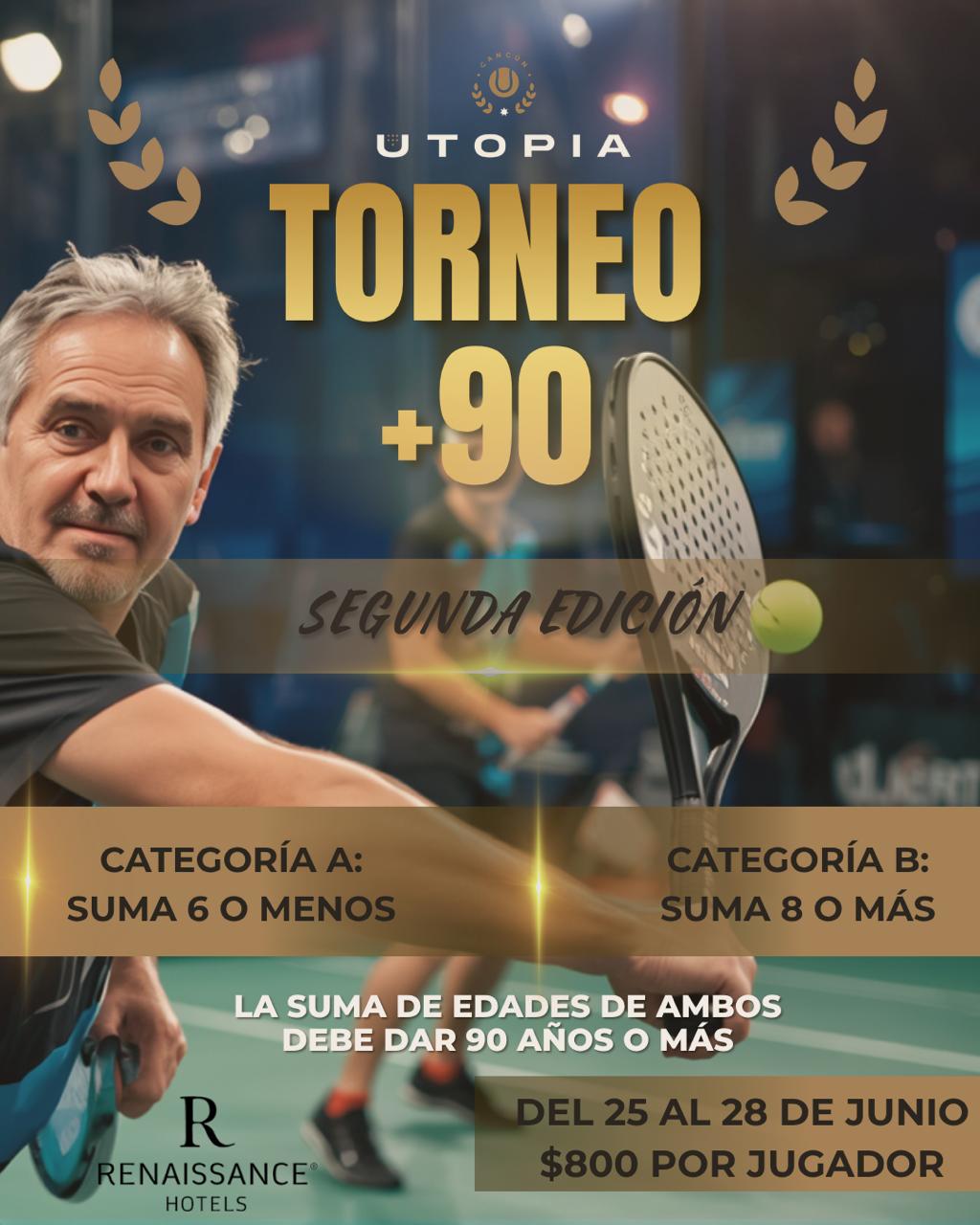 Utopia Torneo +90 Segunda Edición
