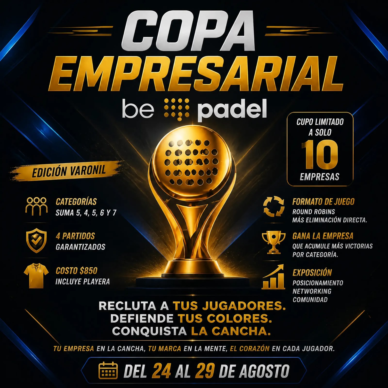 COPA EMPRESARIAL BE PADEL