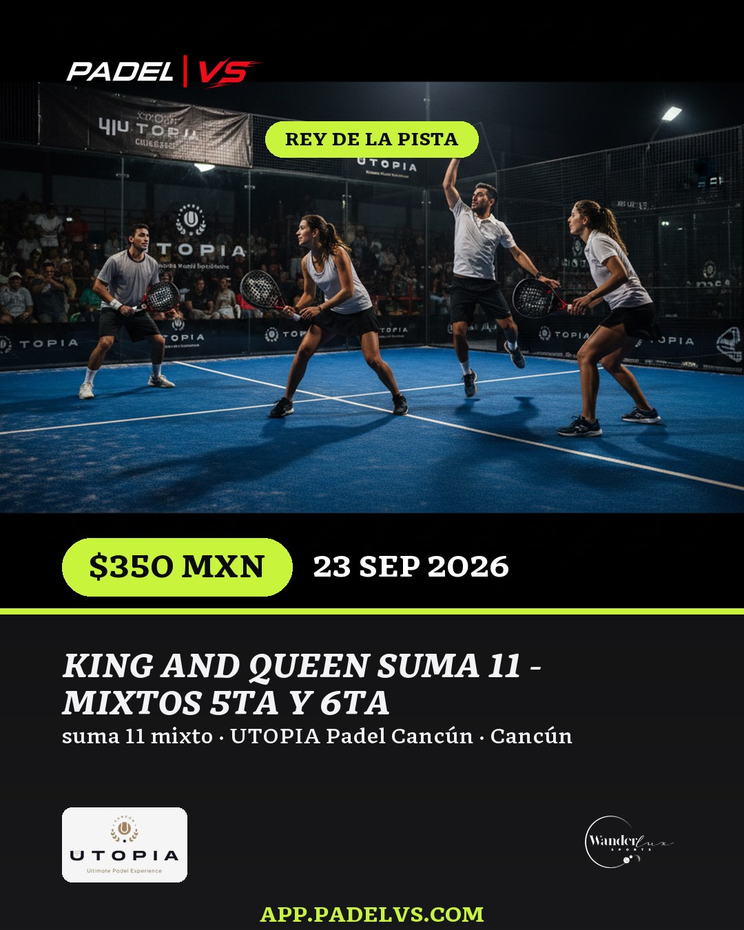 King and Queen Suma 11 - Mixtos 5ta y 6ta