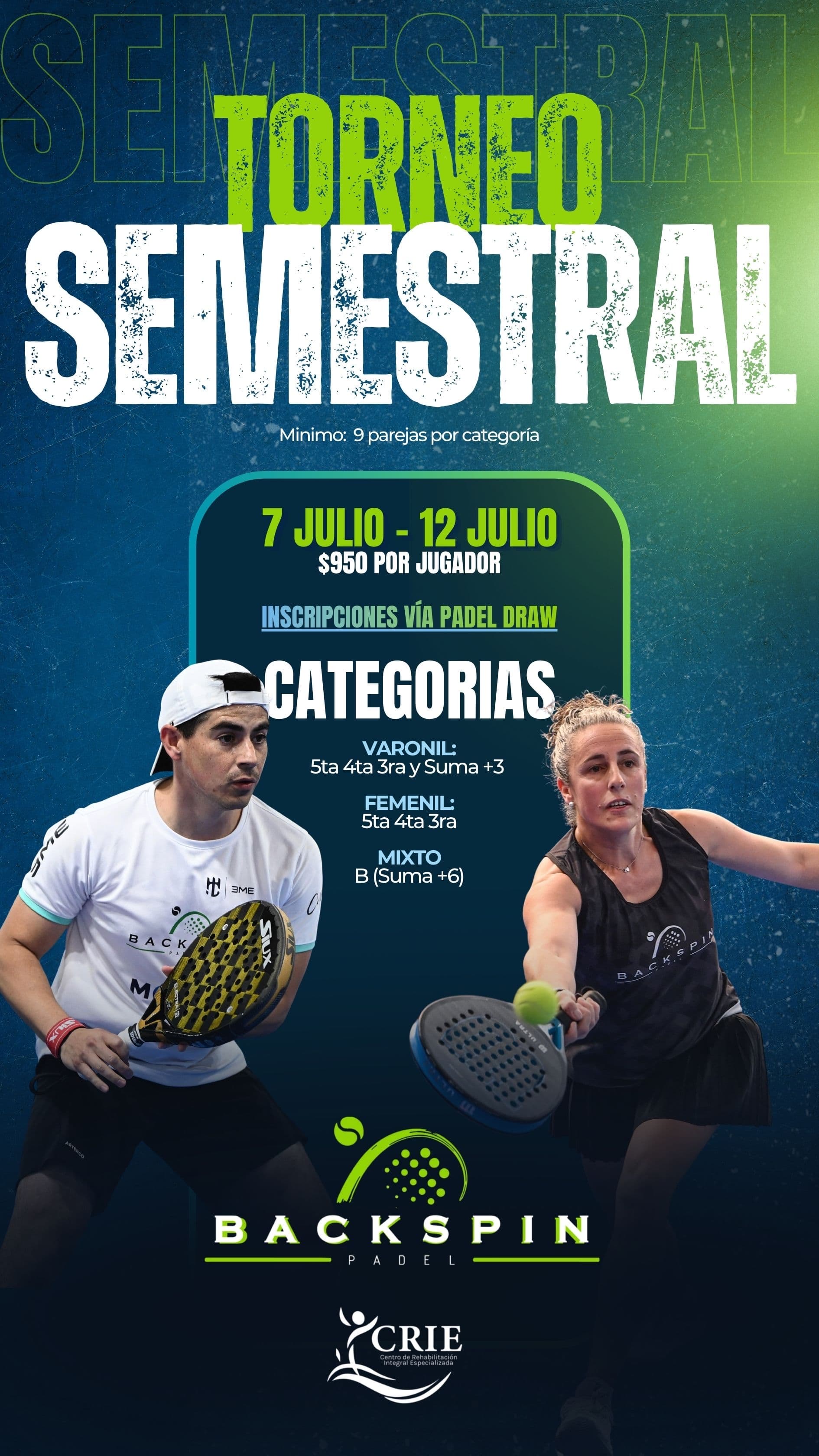 TORNEO SEMESTRAL BACKSPIN